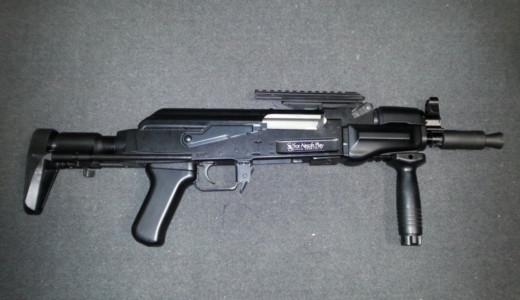 【マルイ AK47C】モテるコンパクトAKを作る⑧ HK416Cタイプワイヤーストック取付篇